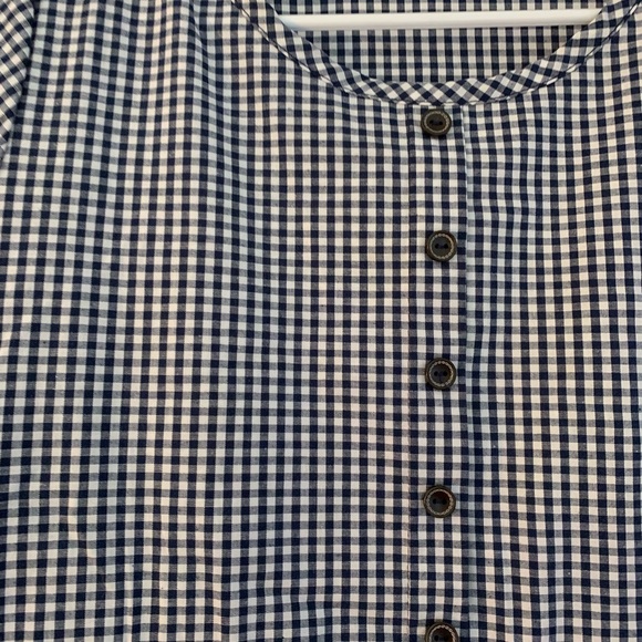 Citrus and Lemon Blue and White Checkered Dress - Picture 2 of 3